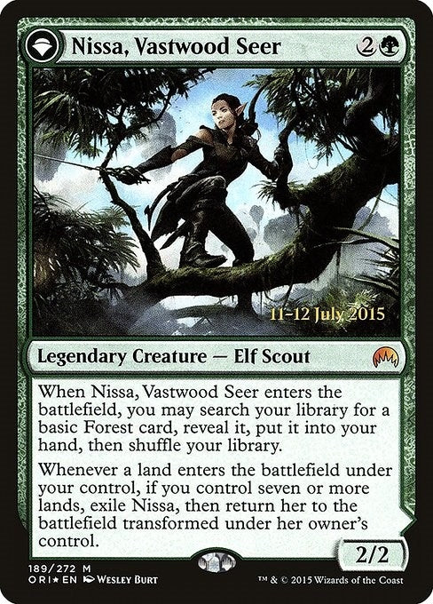 Image for Nissa, Vastwood Seer (Prerelease Cards) (189) - Magic: The Gathering