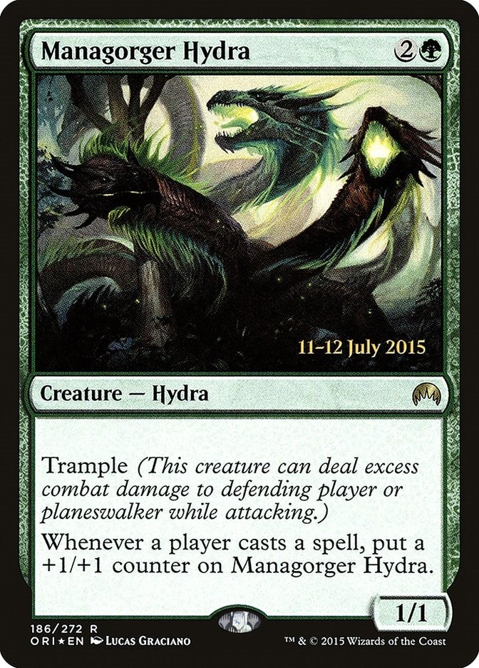 Image for Managorger Hydra (Prerelease Cards) (186) - Magic: The Gathering