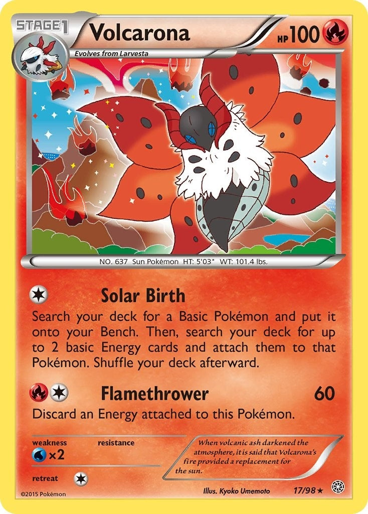 Image for Volcarona (17) (XY - Ancient Origins) (17/98) - Pokemon