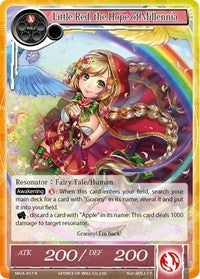Image for Little Red, the Hope of Millennia (The Millennia of Ages) (MOA-017) - Force of Will