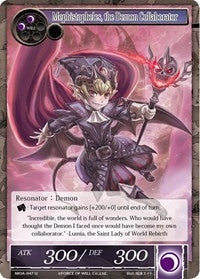 Image for Mephistopheles, the Demon Collaborator (The Millennia of Ages) (MOA-047) - Force of Will