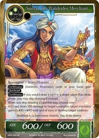 Image for Sinbad, the Windrider Merchant (The Moon Priestess Returns) (MPR-068) - Force of Will