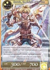 Image for Gawain, the Knight of the Sun (Dual Deck: Faria & Melgis) (VS01-005) - Force of Will