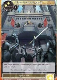 Image for Order of the Sacred Queen (Dual Deck: Faria & Melgis) (VS01-010) - Force of Will