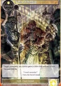 Image for Pride of Knights (Dual Deck: Faria & Melgis) (VS01-012) - Force of Will