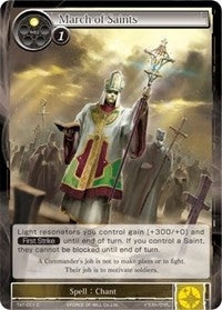 Image for March of Saints (The Castle and The Two Towers) (TAT-011) - Force of Will