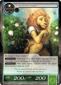 Image for Cowardly Lion (The Castle and The Two Towers) (TAT-056) - Force of Will