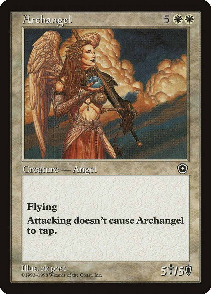 Image for Archangel (Portal Second Age) - Magic: The Gathering
