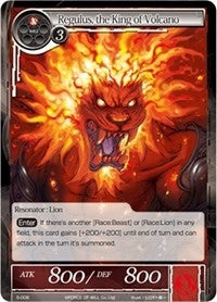 Image for Regulus, the King of Volcano (Starter Deck: Wolves of the Raging Flames) (S-006) - Force of Will