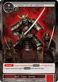 Image for Prepare to Fall Together (Starter Deck: Wolves of the Raging Flames) (1-091) - Force of Will