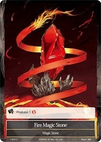 Image for Fire Magic Stone (Starter Deck: Wolves of the Raging Flames) (1-203) - Force of Will