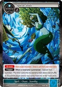 Image for Spiral Shift (Starter Deck: Royal Palace of the Roaring Seas) (1-142) - Force of Will