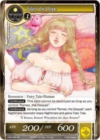 Image for Juliet, the Hope (Crimson Moon's Fairy Tale) (CMF-008) - Force of Will