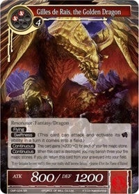 Image for Gilles de Rais, the Golden Dragon (Crimson Moon's Fairy Tale) (CMF-024) - Force of Will