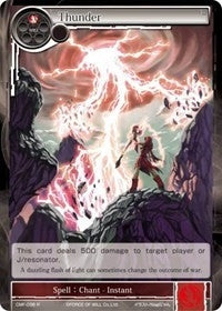 Image for Thunder (Crimson Moon's Fairy Tale) (CMF-038) - Force of Will