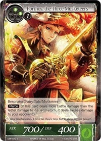 Image for Porthos, the Three Musketeers (Crimson Moon's Fairy Tale) (CMF-073) - Force of Will