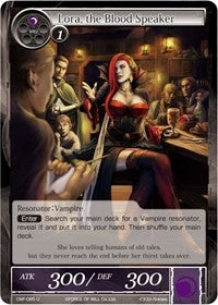 Image for Lora, the Blood Speaker (Crimson Moon's Fairy Tale) (CMF-085) - Force of Will