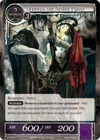 Image for Orpheus, the Nether Player (Starter Deck: Jet Black Phantom) (2-123) - Force of Will
