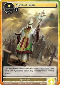 Image for March of Saints (Vingolf -Engage Knights-) (VIN001-010) - Force of Will