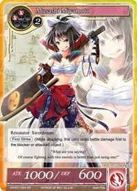 Image for Musashi Miyamoto (SR) (Vingolf -Engage Knights-) (VIN001-024) - Force of Will