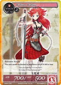 Image for William Wallace (Vingolf -Engage Knights-) (VIN001-030) - Force of Will
