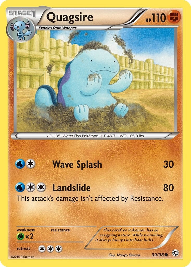 Image for Quagsire (XY - Ancient Origins) (39/98) - Pokemon