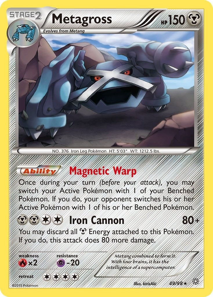Image for Metagross (49) (XY - Ancient Origins) (49/98) - Pokemon