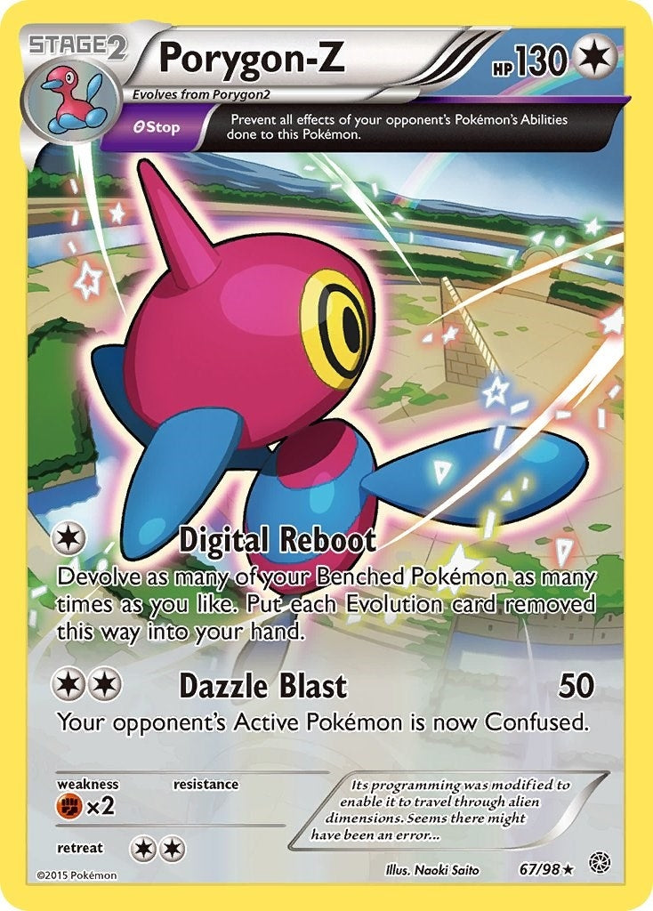 Image for Porygon-Z (67) (XY - Ancient Origins) (67/98) - Pokemon