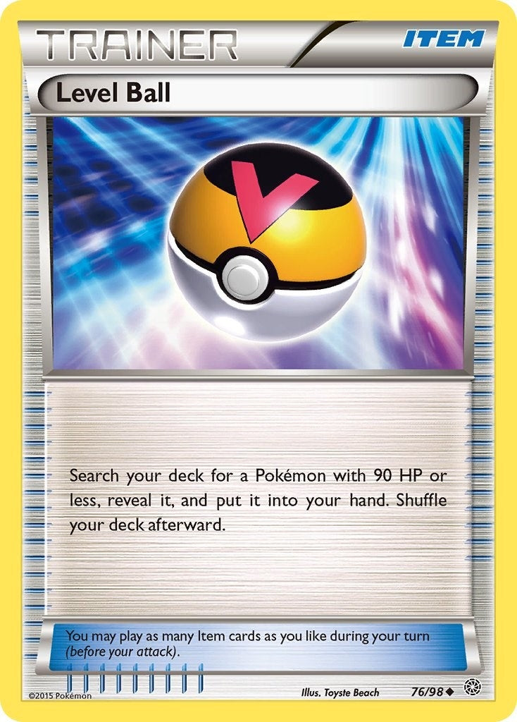Image for Level Ball (XY - Ancient Origins) (76/98) - Pokemon