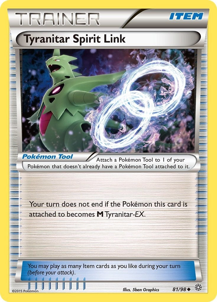 Image for Tyranitar Spirit Link (XY - Ancient Origins) (81/98) - Pokemon