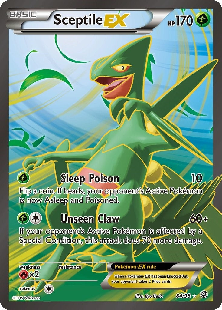 Image for Sceptile EX (84 Full Art) (XY - Ancient Origins) (84/98) - Pokemon