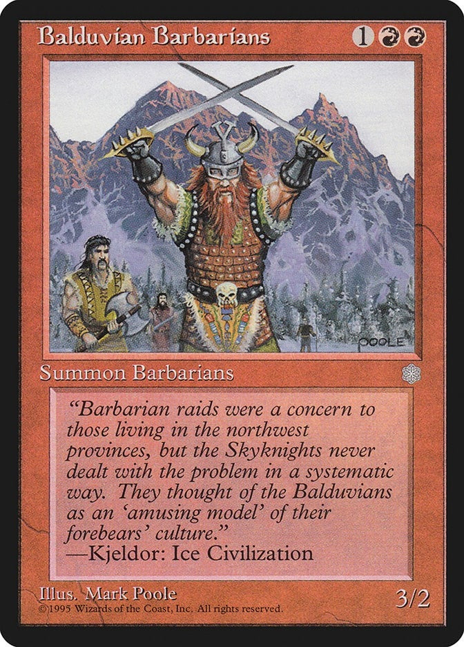 Image for Balduvian Barbarians (Ice Age) - Magic: The Gathering