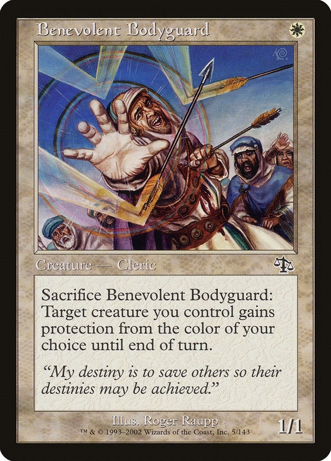 Image for Benevolent Bodyguard (Judgment) (5) - Magic: The Gathering