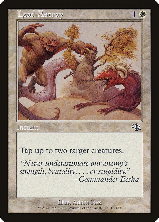 Image for Lead Astray (Judgment) (14) - Magic: The Gathering