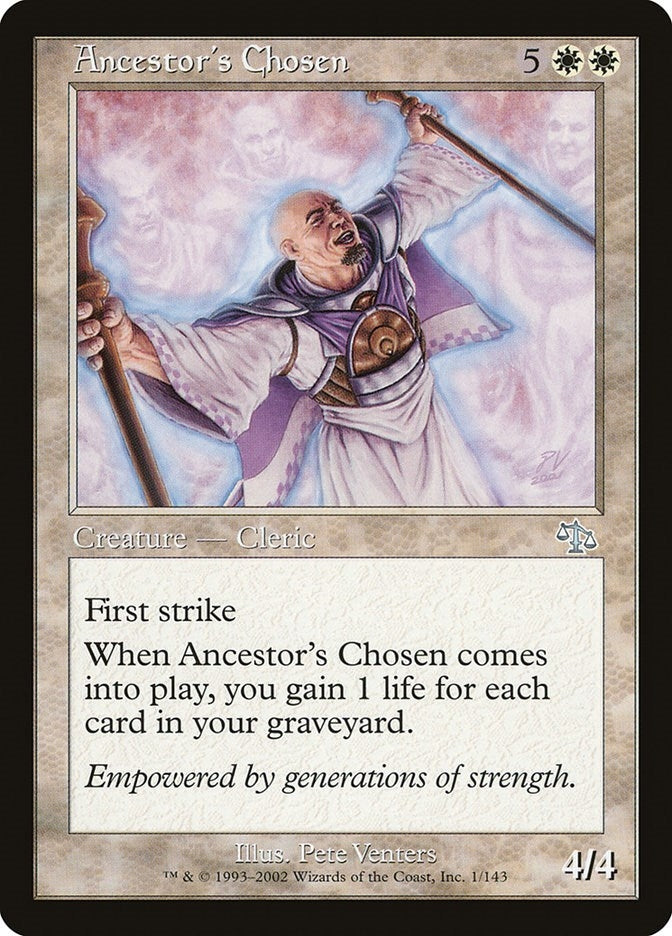 Image for Ancestor's Chosen (Judgment) (1) - Magic: The Gathering