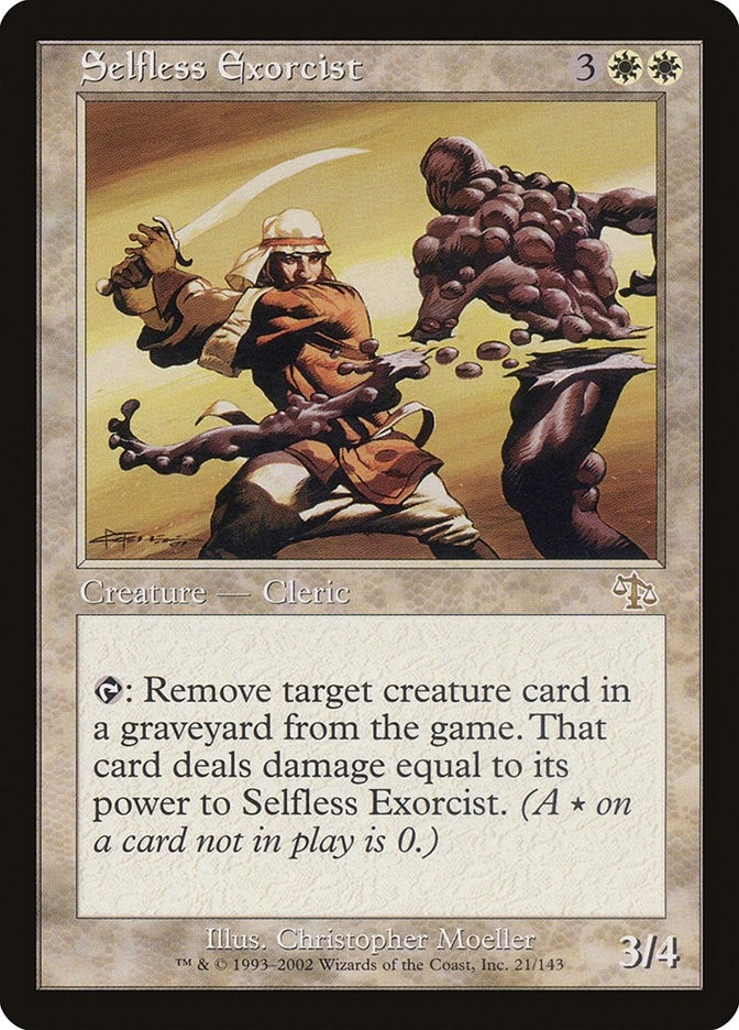 Image for Selfless Exorcist (Judgment) (21) - Magic: The Gathering