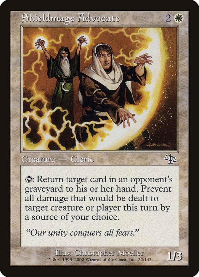 Image for Shieldmage Advocate (Judgment) (22) - Magic: The Gathering