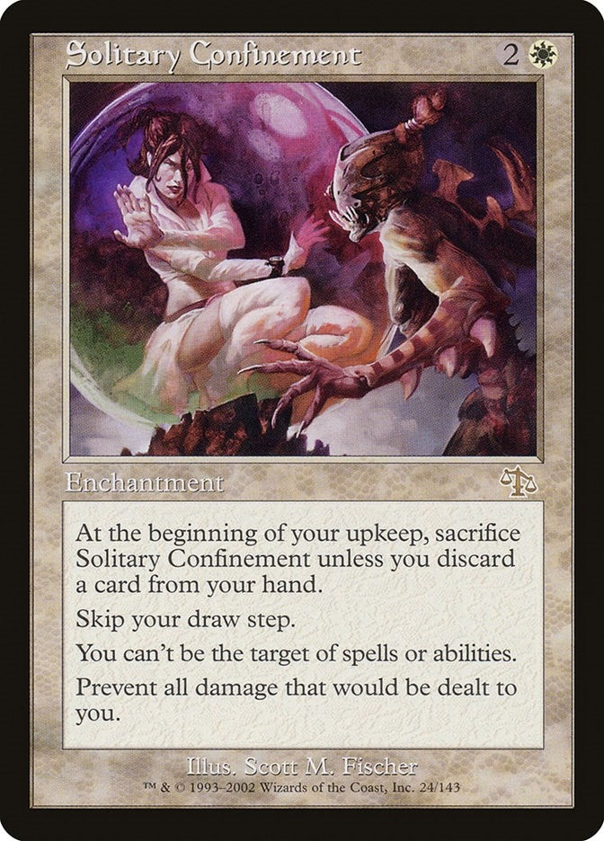 Image for Solitary Confinement (Judgment) (24) - Magic: The Gathering