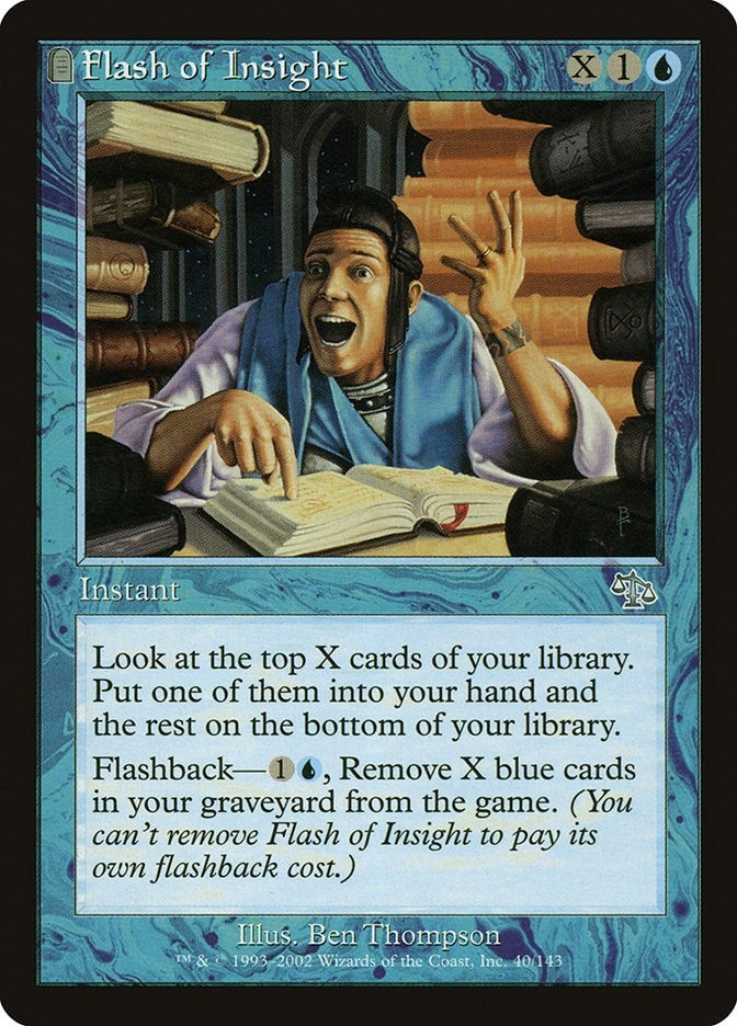 Image for Flash of Insight (Judgment) (40) - Magic: The Gathering