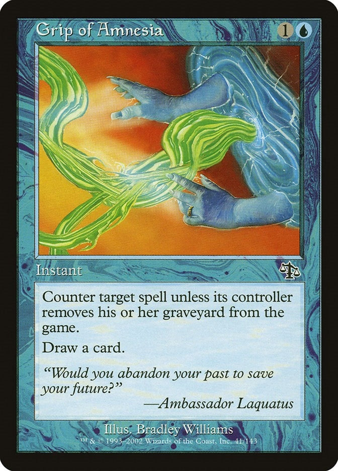 Image for Grip of Amnesia (Judgment) (41) - Magic: The Gathering
