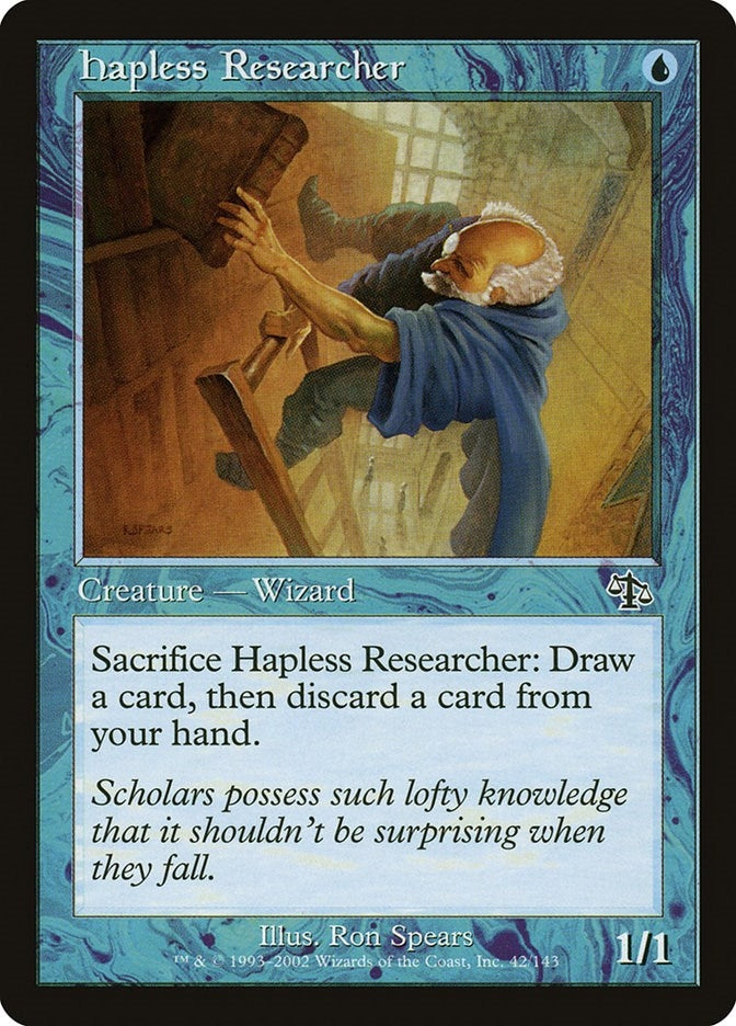 Image for Hapless Researcher (Judgment) (42) - Magic: The Gathering