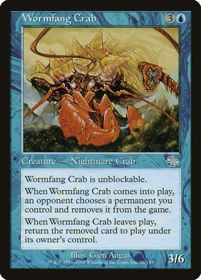 Image for Wormfang Crab (Judgment) (56) - Magic: The Gathering