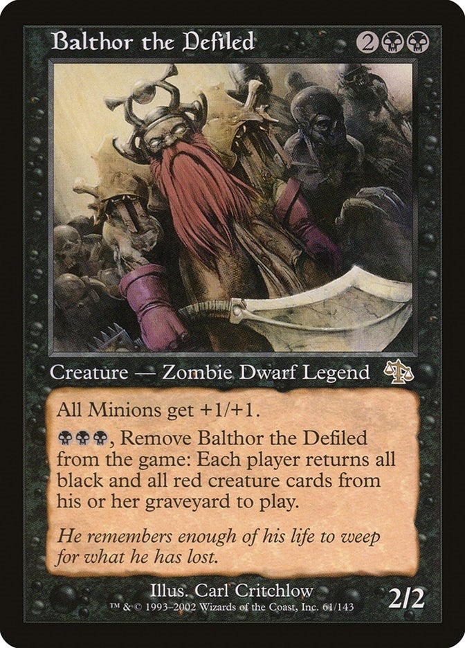 Image for Balthor the Defiled (Judgment) (61) - Magic: The Gathering
