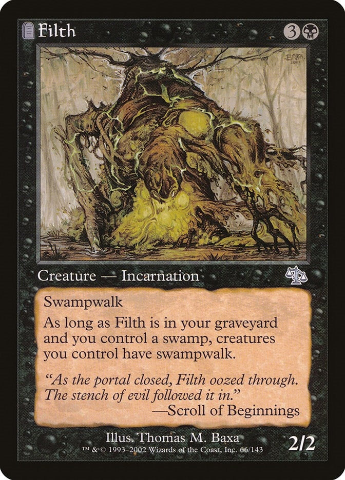 Image for Filth (Judgment) (66) - Magic: The Gathering
