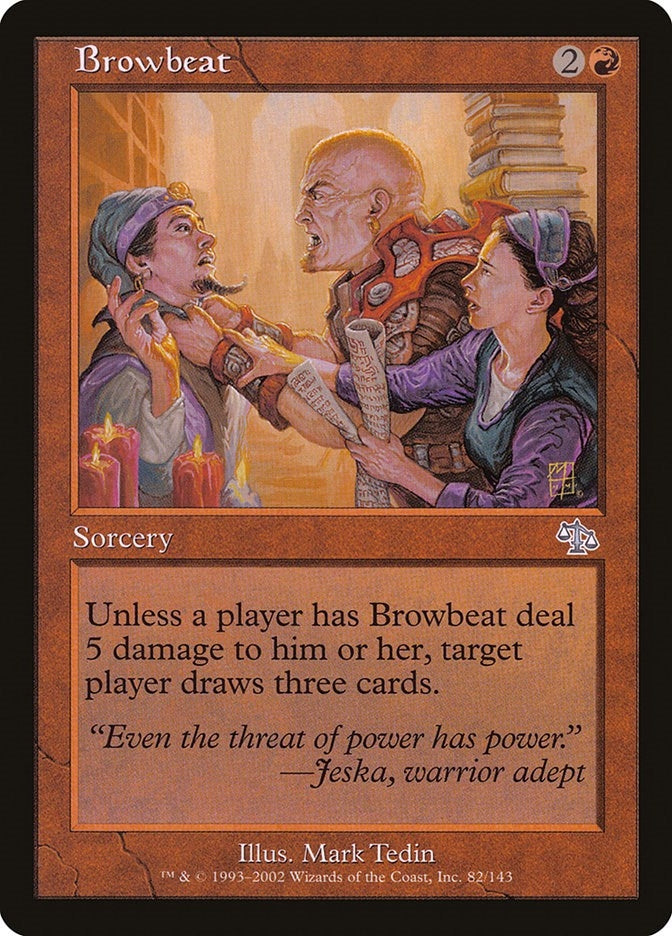 Image for Browbeat (Judgment) (82) - Magic: The Gathering
