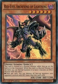 Image for Red-Eyes Archfiend of Lightning (Clash of Rebellions) (CORE-EN023) - YuGiOh