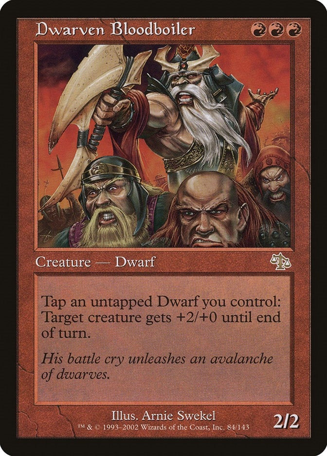 Image for Dwarven Bloodboiler (Judgment) (84) - Magic: The Gathering