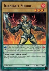 Image for Igknight Squire (Clash of Rebellions) (CORE-EN026) - YuGiOh