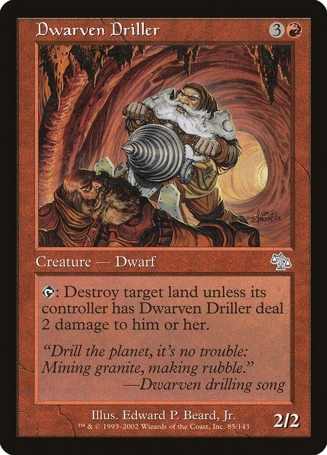 Image for Dwarven Driller (Judgment) (85) - Magic: The Gathering