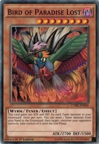 Image for Bird of Paradise Lost (Clash of Rebellions) (CORE-EN040) - YuGiOh